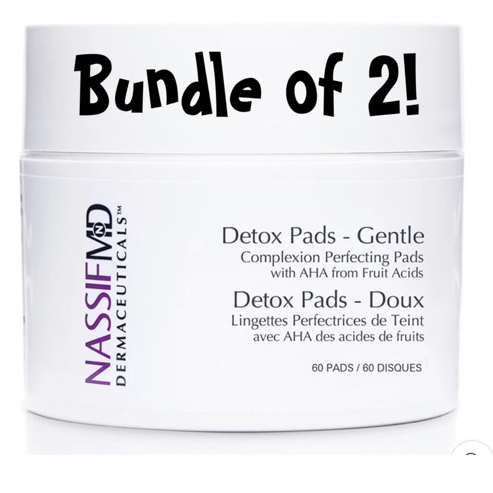 🆕 NassifMD Detox Facial Pads - Gentle